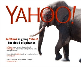 yahoo-japan-softbank-elephant-ivory-poster